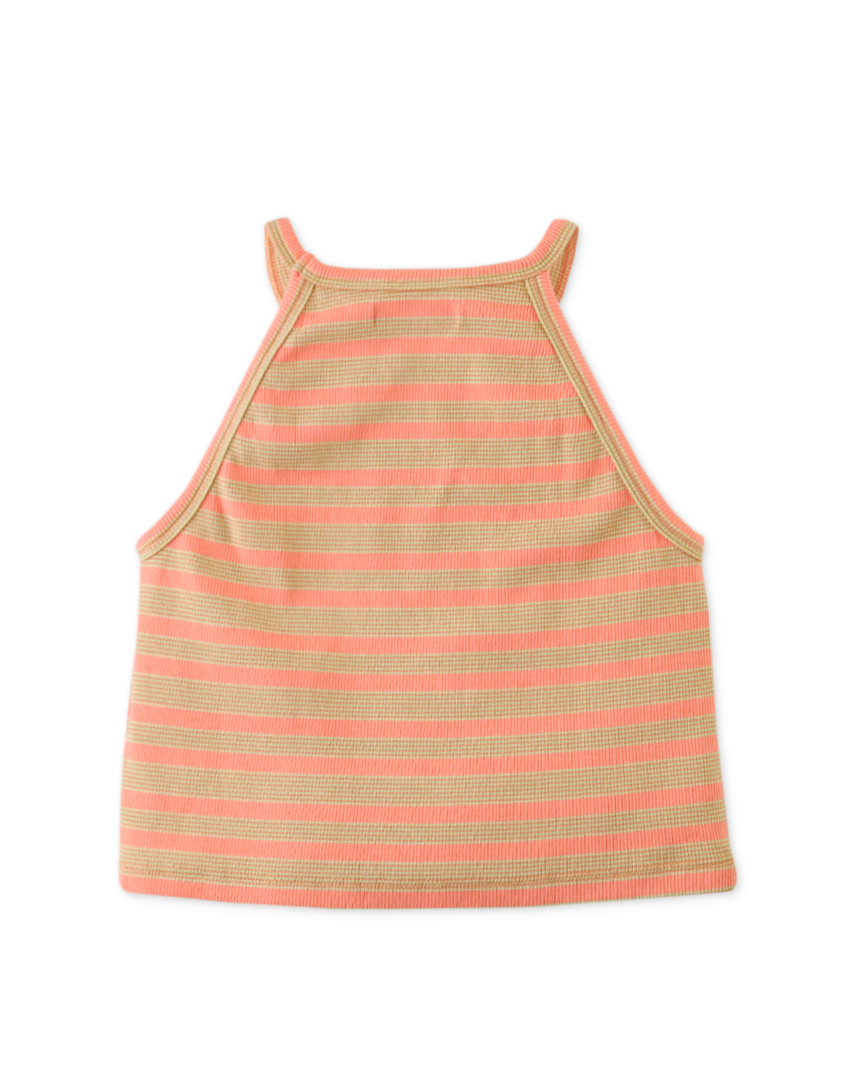 GIRLS RIBBED JERSEY HALTER TOP