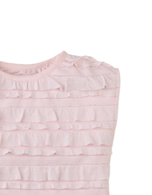 Cora Blouse with All- Over Ruffles close-up detail