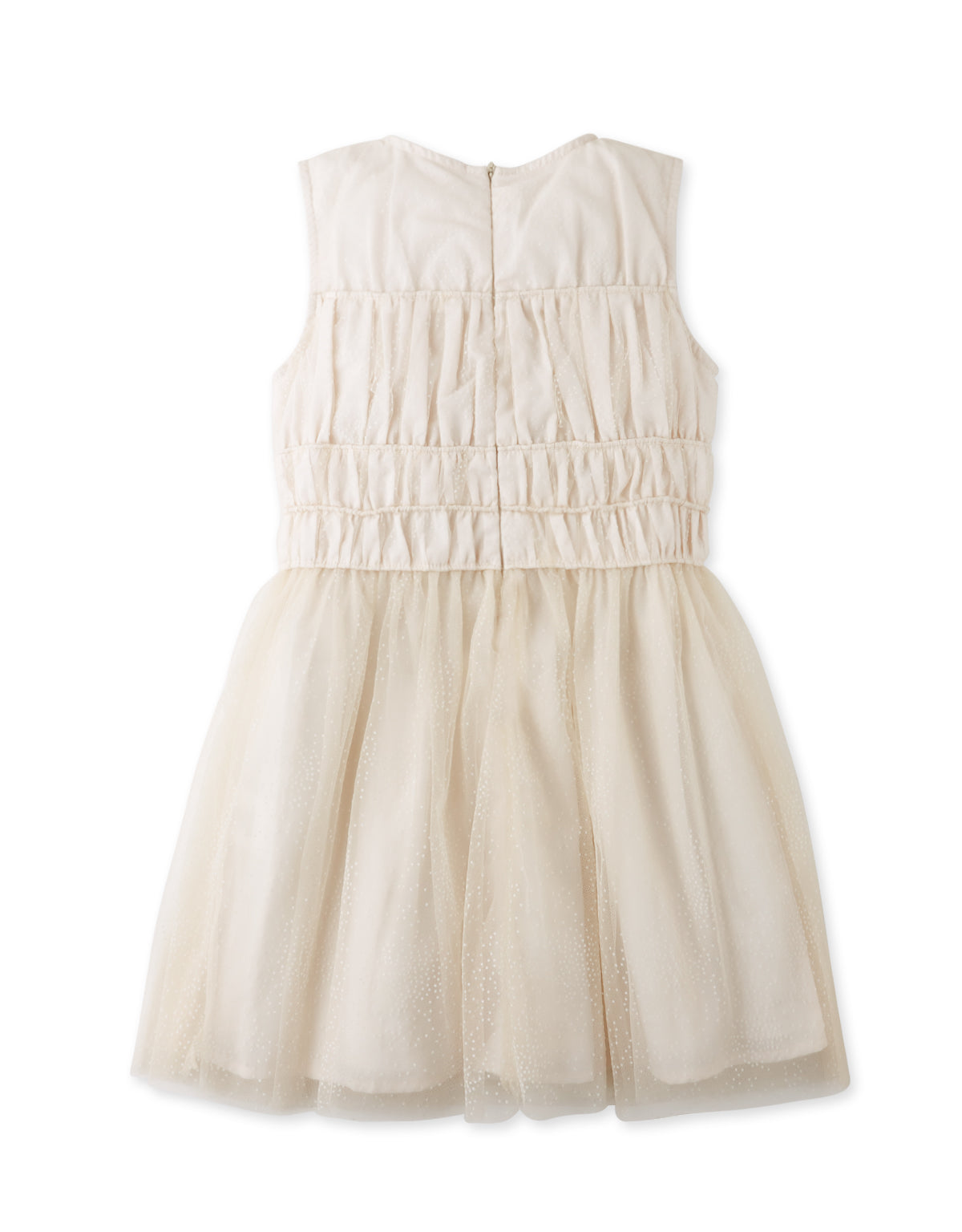 GIRLS LISA DRESS WITH SMOCKED BODICE