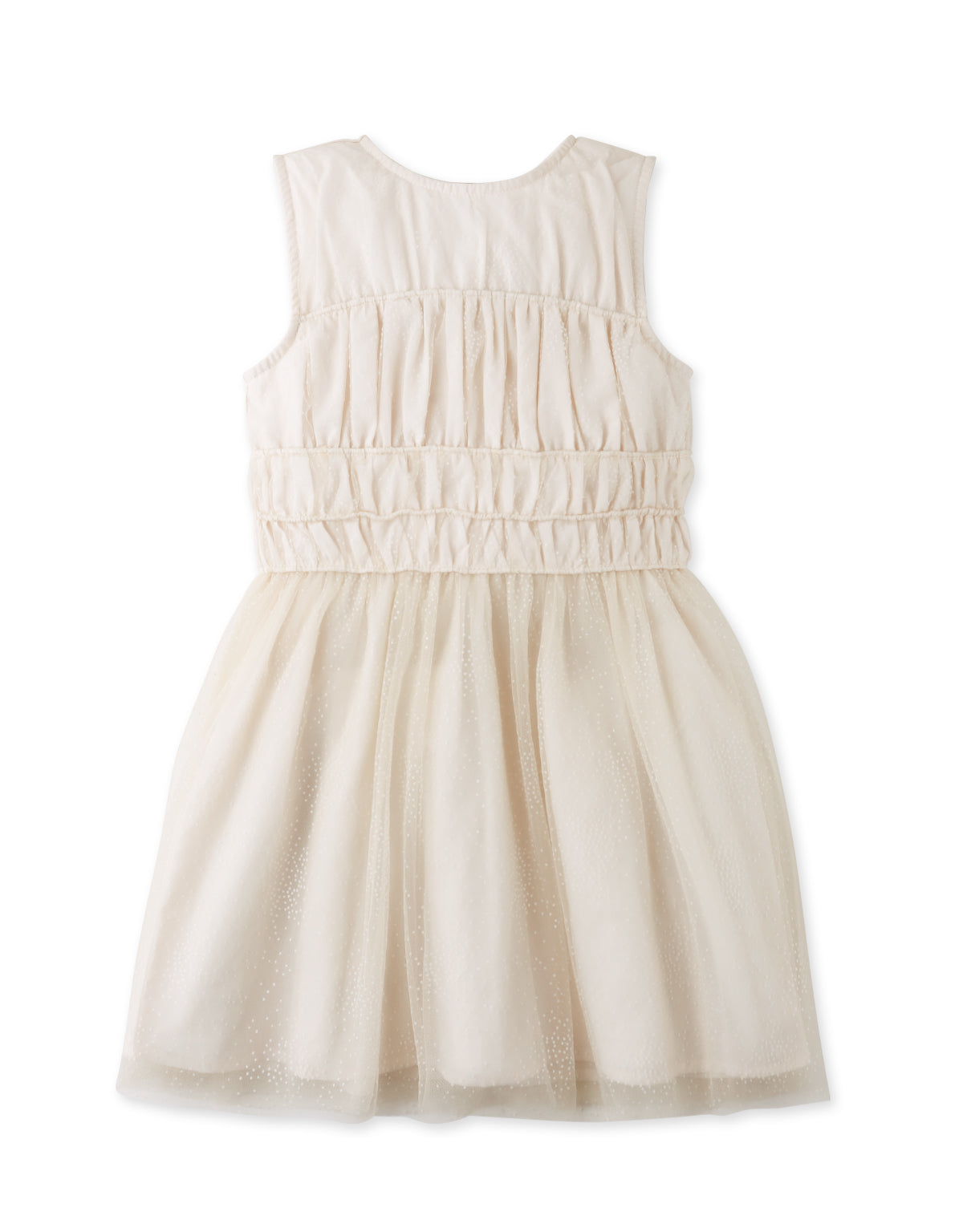 GIRLS LISA DRESS WITH SMOCKED BODICE