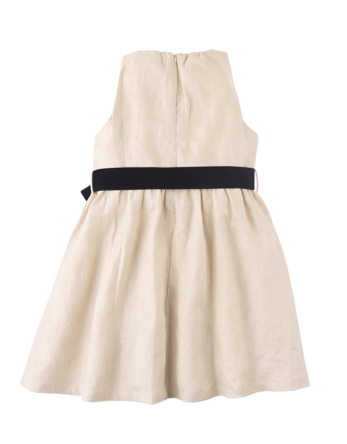 GIRLS SYLVIE  HALTER DRESS BEIGE