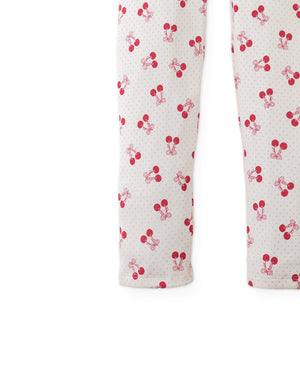 Lucia Leggings With All- Over Cherry Print outfit styling