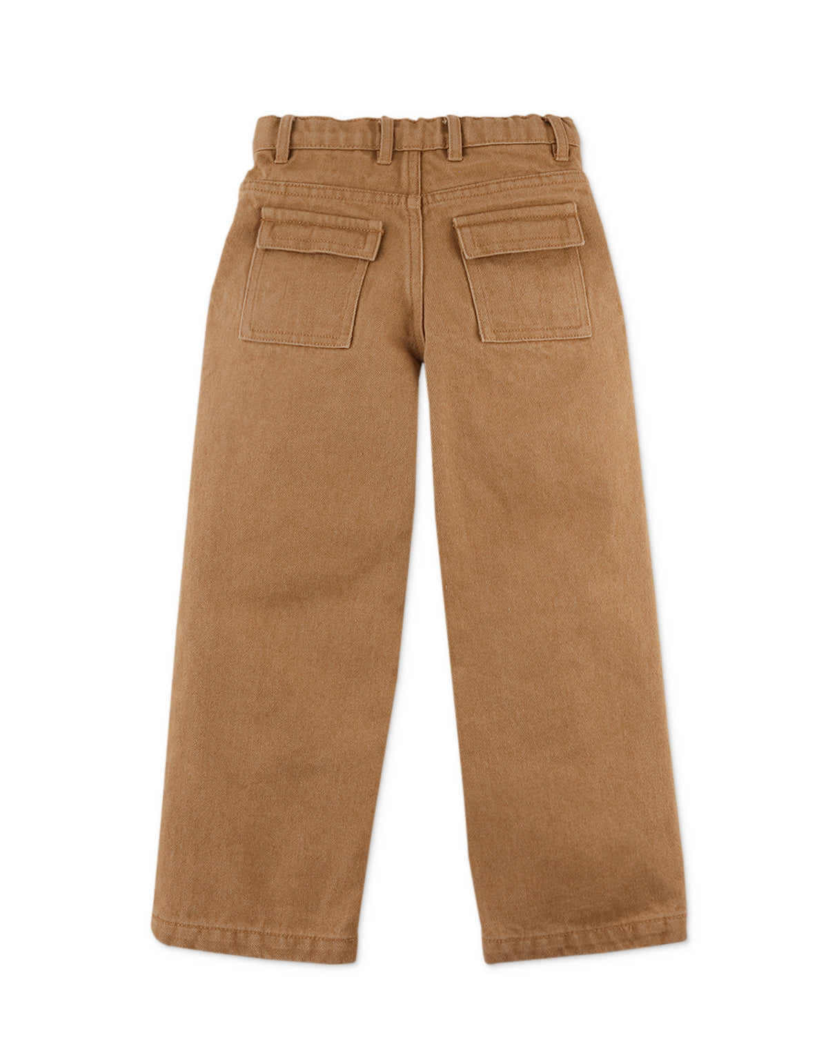 GIRLS VIOLA  WIDE-LEG JEANS WITH FRONT PATCH POCKETS