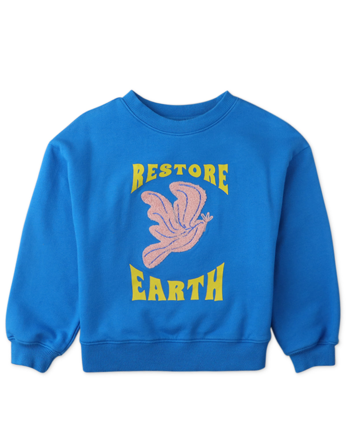 GIRLS RESTORE EARTH PRINT PULLOVER