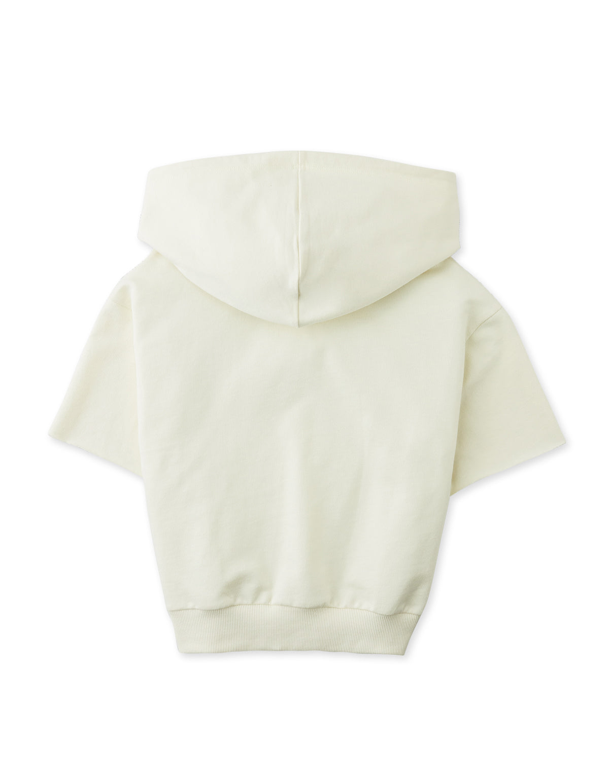 GIRLS ZOE HOODED TERRY TOP WTIH VEGGIES BADGE