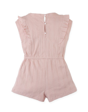 Close-up detail of the back of the Fleur Playsuit showing clean finishing.