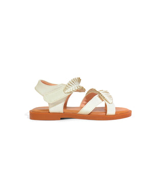 Isla Summer Grecian Sandals fabric and fit detail