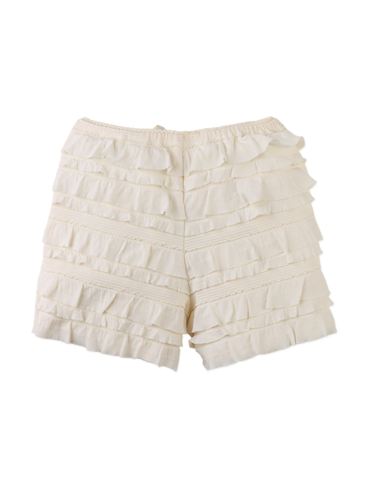 Close-up detail of the back of the Brielle Shorts showing smooth waistband and comfortable structure.