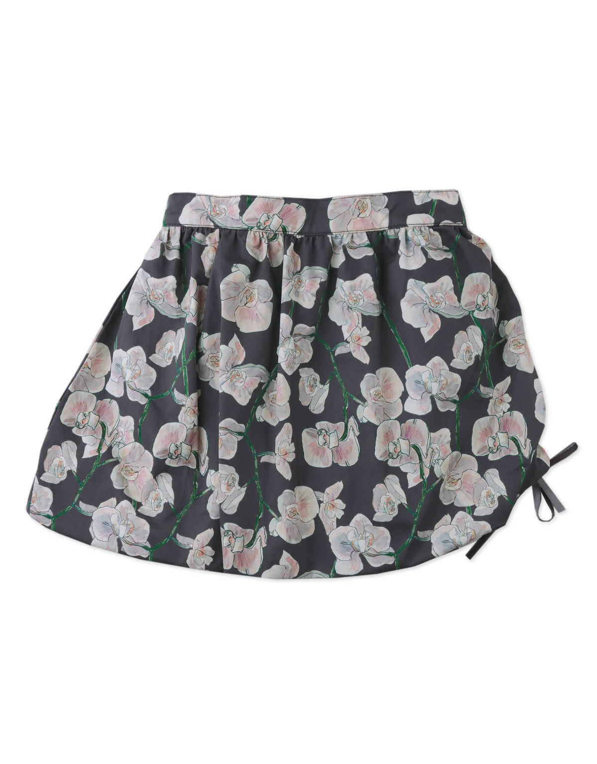 GIRLS LEA BUBBLE SKIRT CATTLEYA WITH SIDE RUCHING