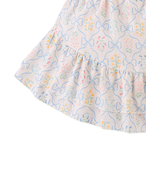 Theresa Tiered Ruffle Skorts close-up detail