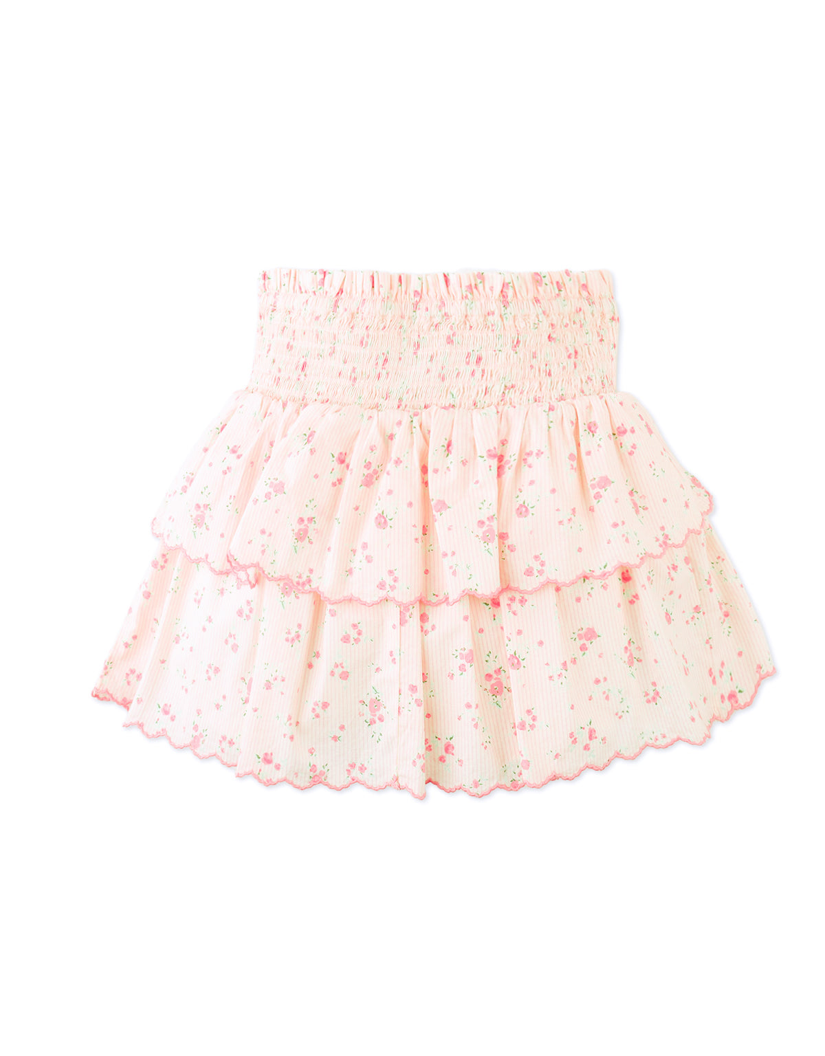 Bea Skort with Smocked Bodice & Embroidered Scallop outfit styling