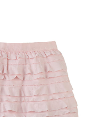 Maisie Jersey Skorts with All-Over Ruffles style detail