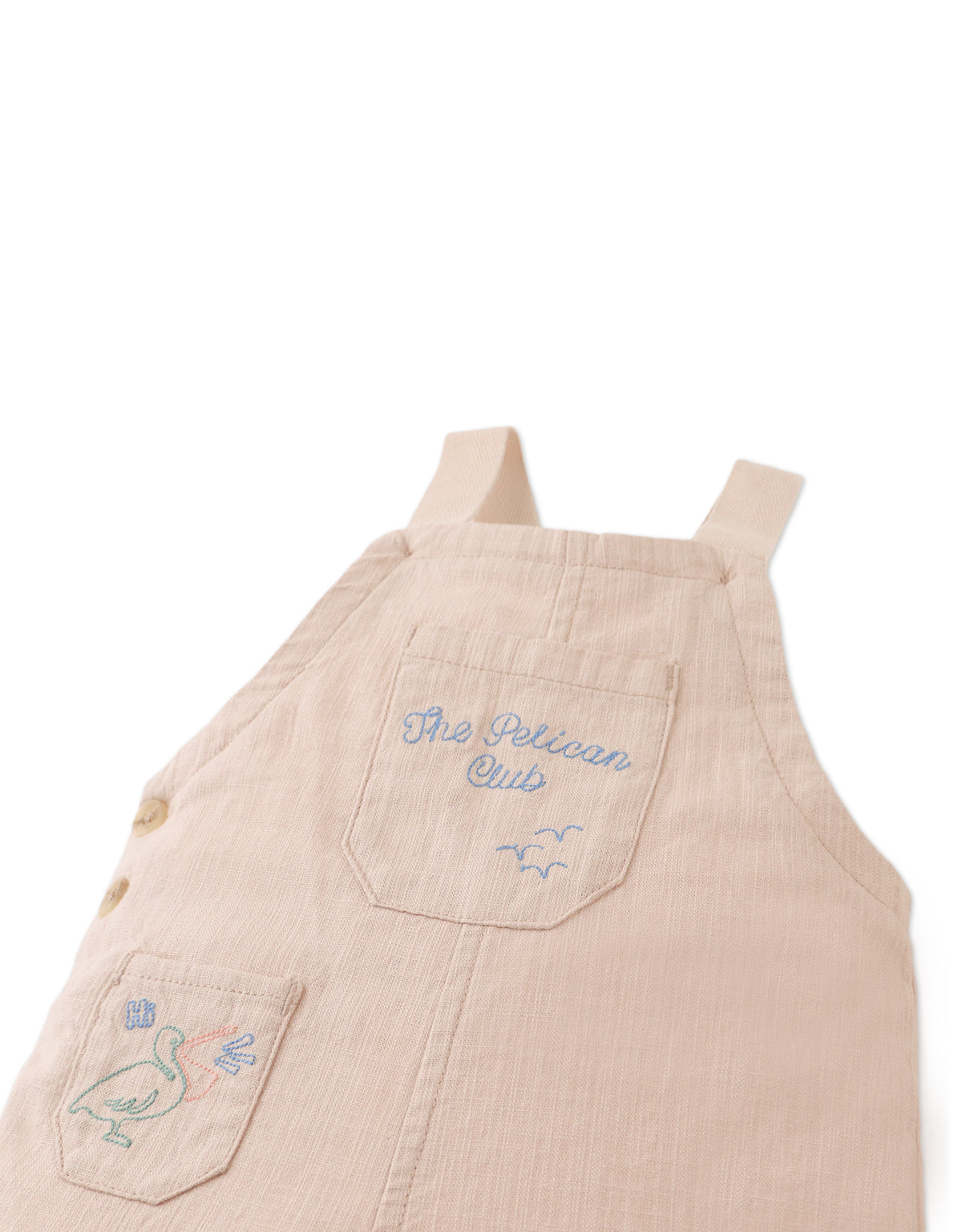BABY RANJEET JUMPSUIT WITH EMBROIDERED POCKETS