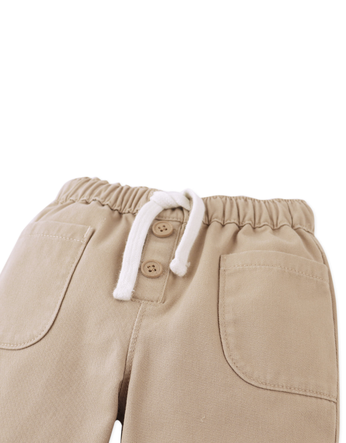 Baby John Garterized Pants with Side Patch Pockets