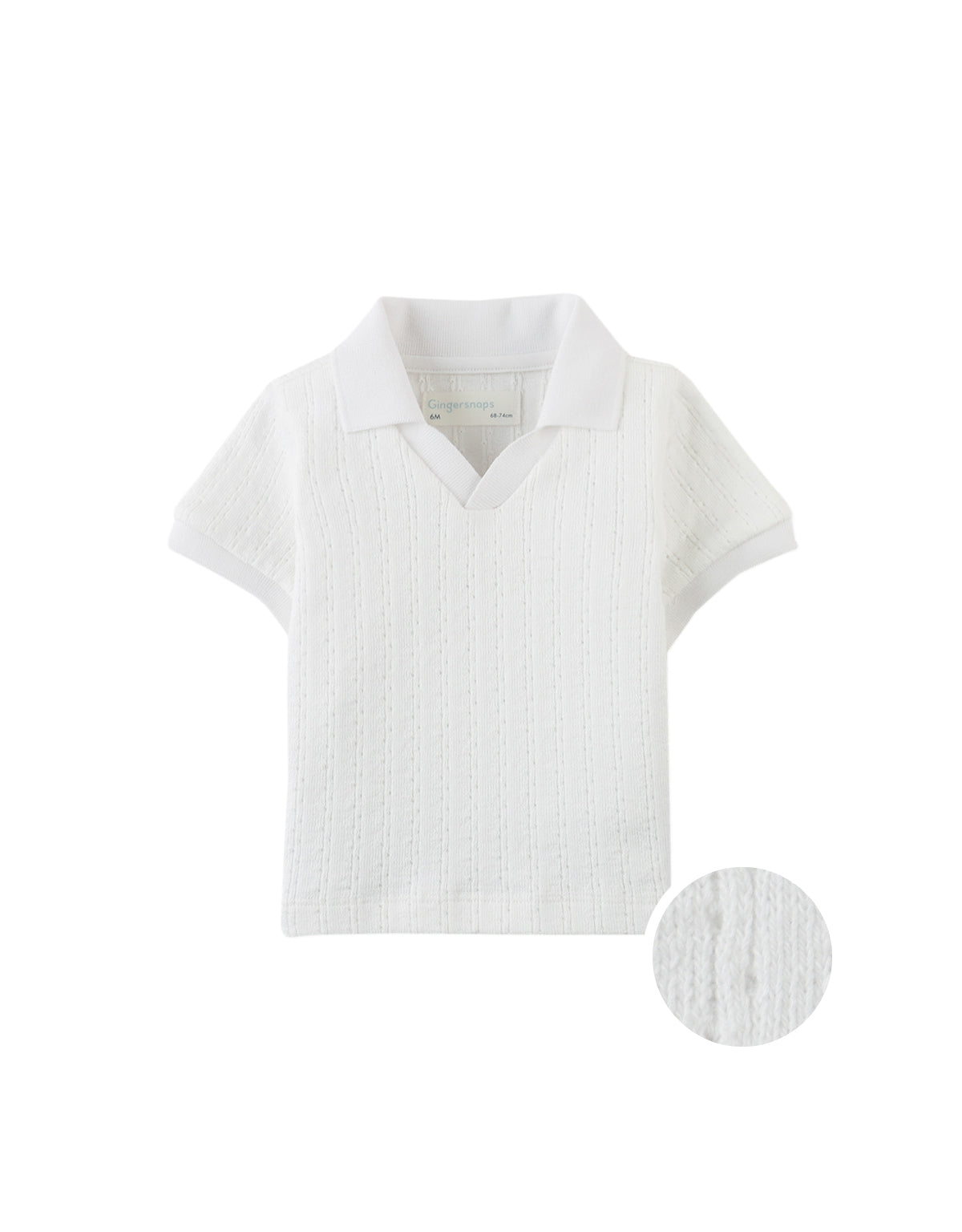Baby Ludwig Cable Jersey Polo Shirt