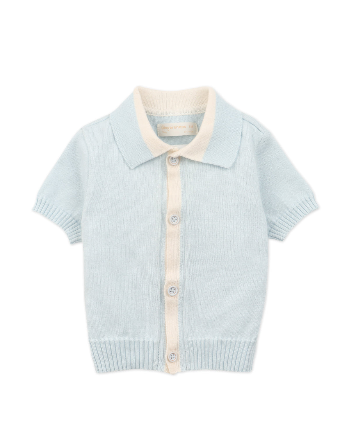 BABY ALBERT KNITTED BUTTON- DOWN POLO
