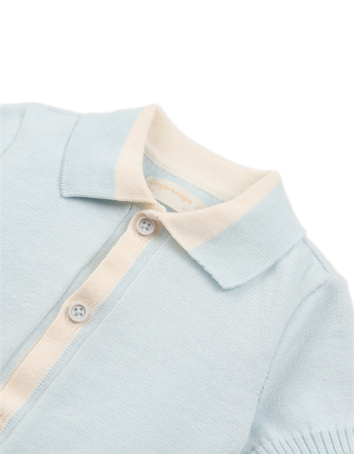 BABY ALBERT KNITTED BUTTON- DOWN POLO