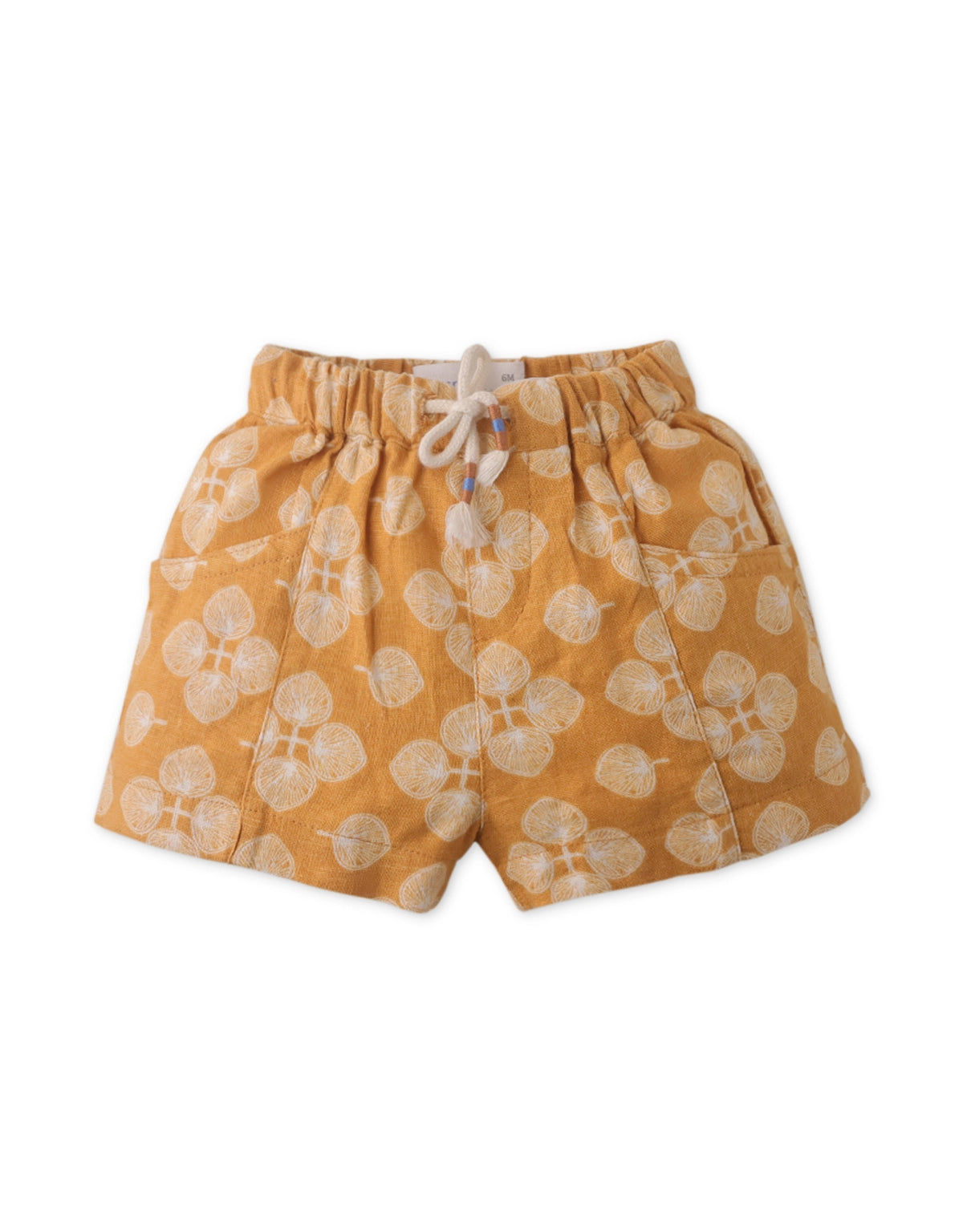 BABY BOYS FAN PRINT RESORT SHORTS