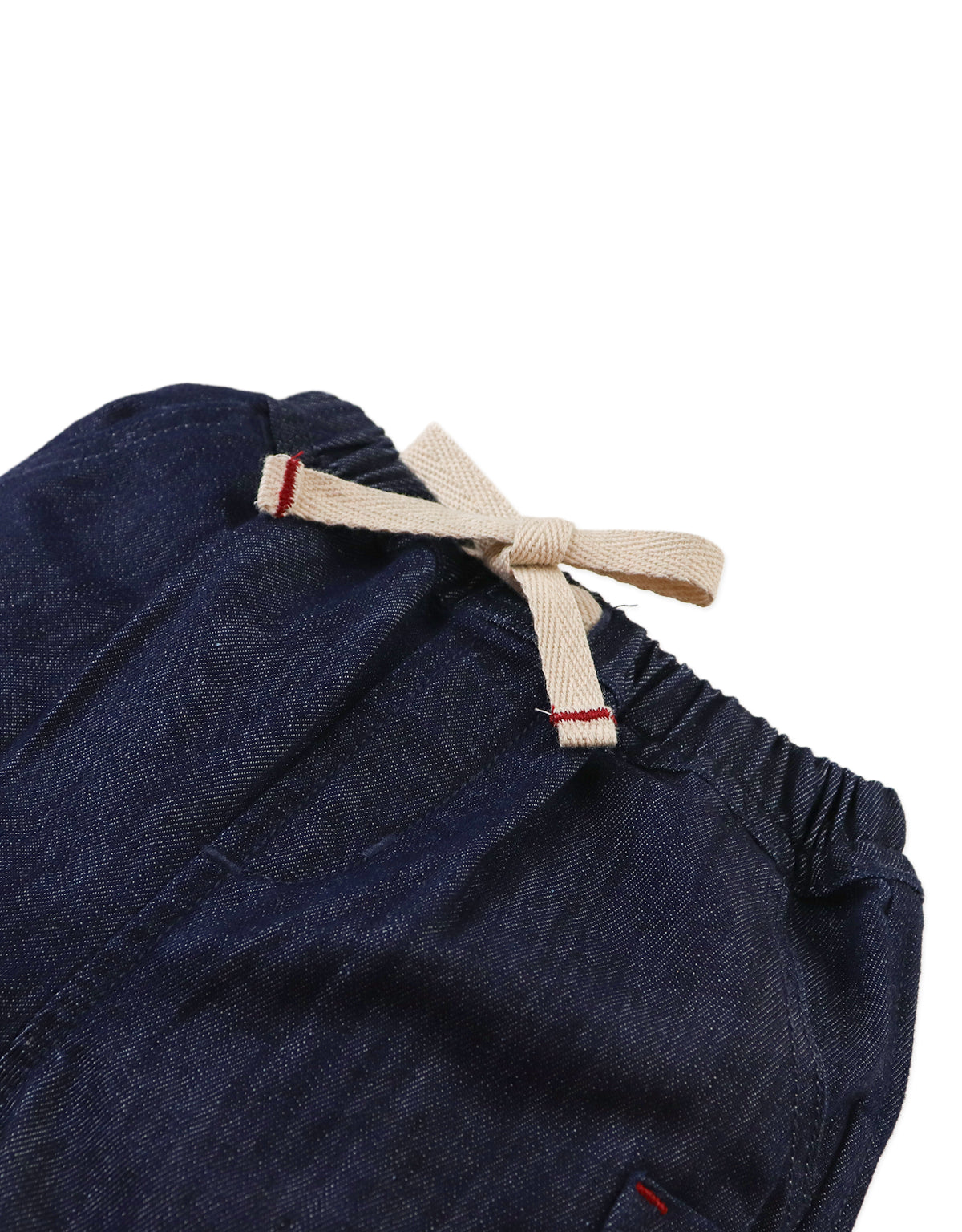 BABY GILES DENIM PULL- ON CARGO SHORTS