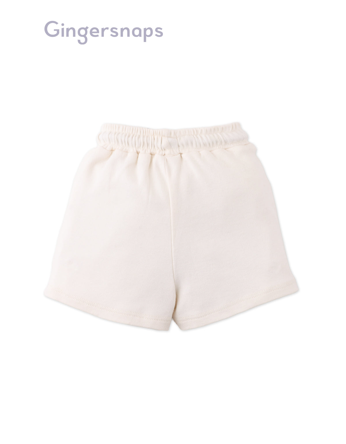 Full back catalog image featuring the Lenny Pull-On Shorts with Ribbed Details worn by young boy model from the streetwear-inspired collection of Gingersnaps Philippines.