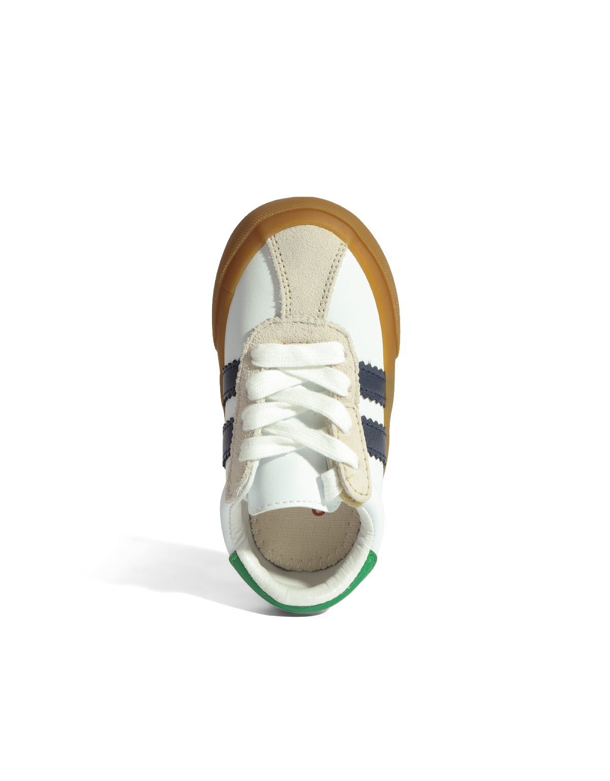 Lace-Up Striped Low-Cut Sneakers back view