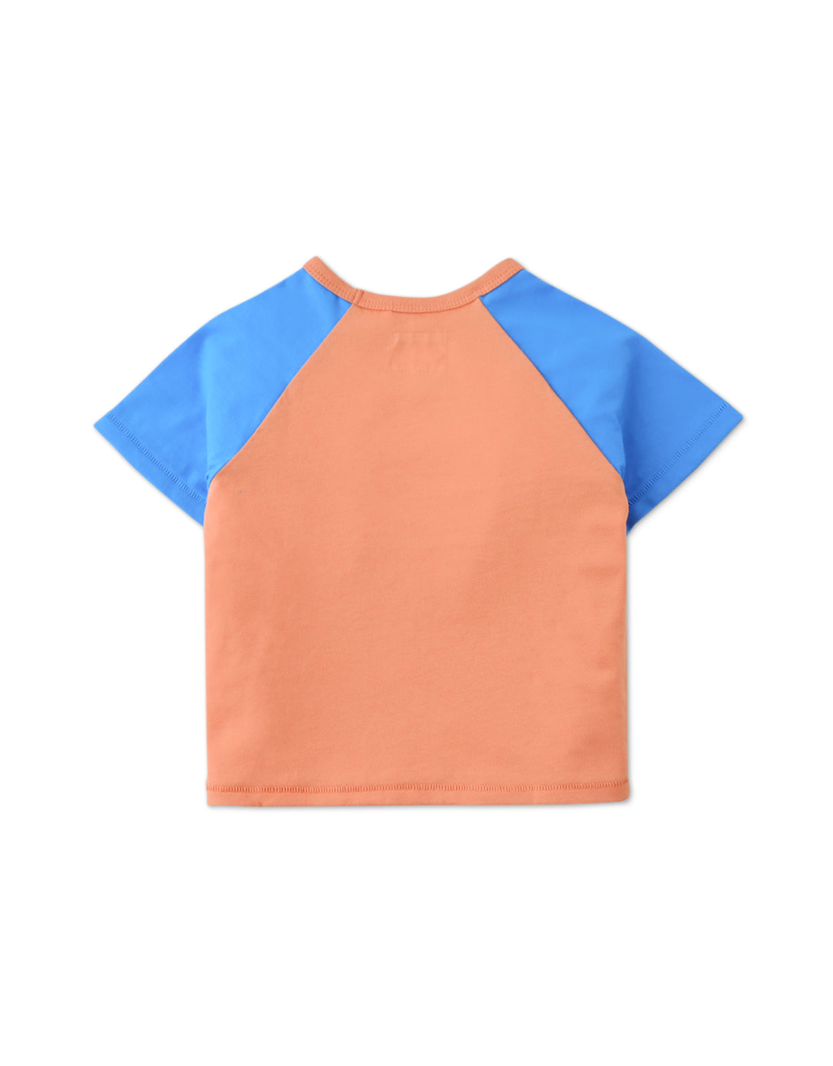 BABY BOYS RAGLAN TEE WITH CONTRAST STITCH