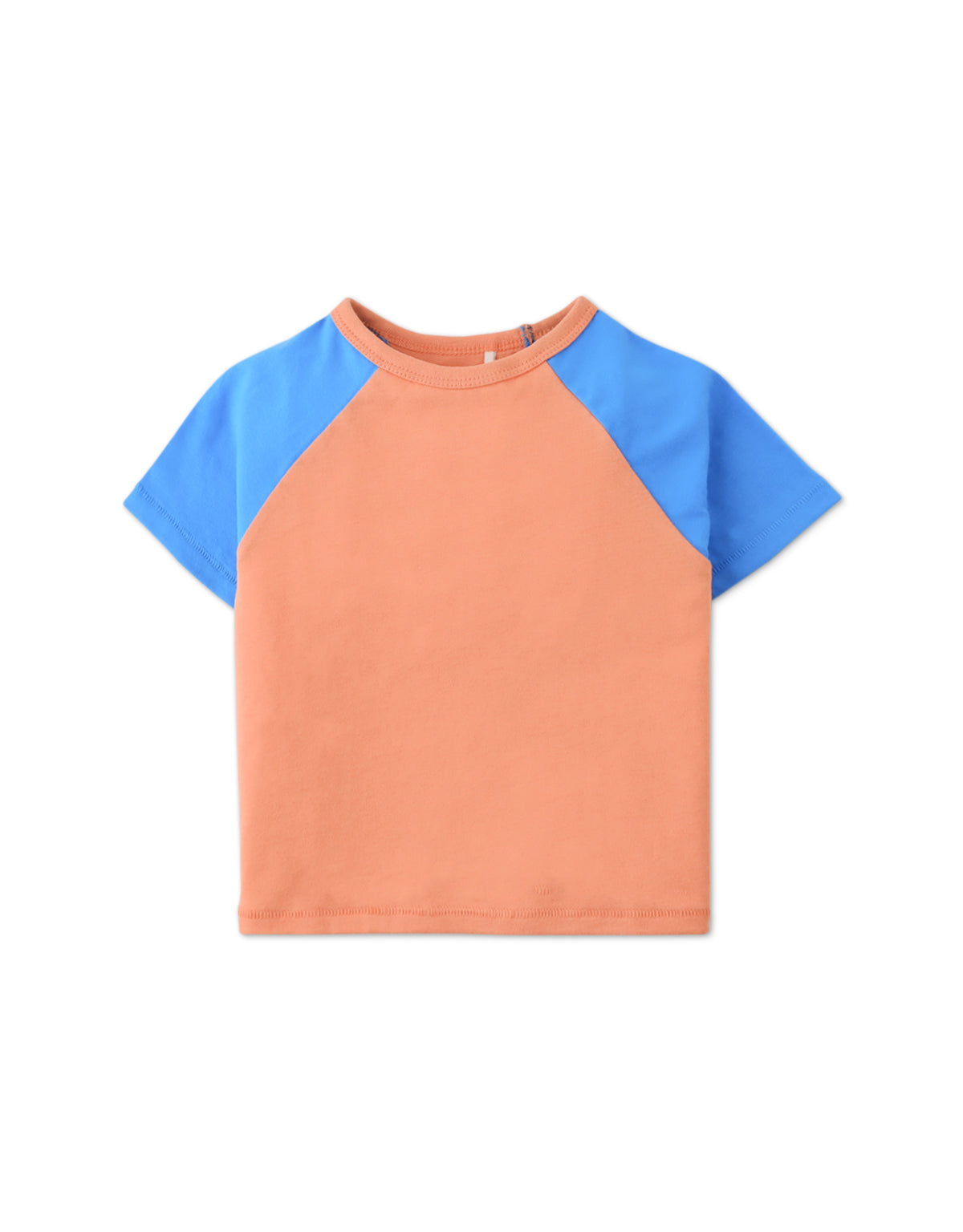 BABY BOYS RAGLAN TEE WITH CONTRAST STITCH