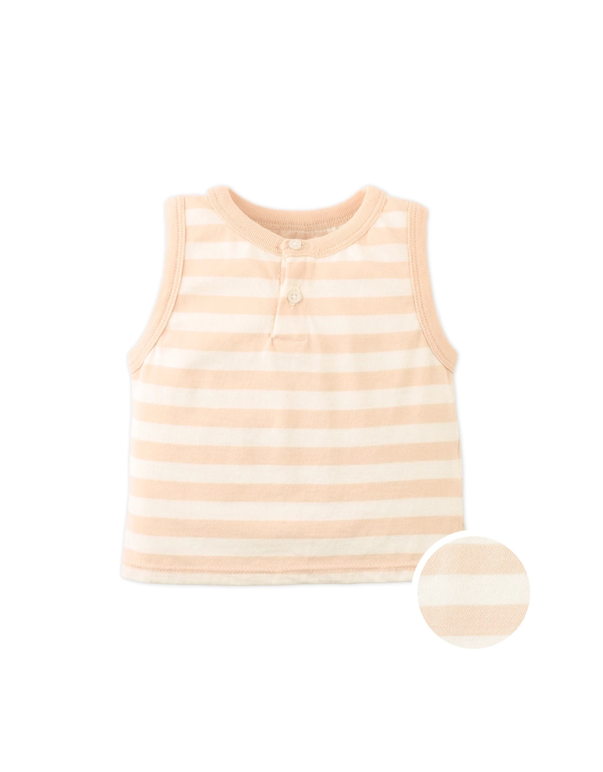 BABY MICHAEL HENLY SLUB JERSEY MUSCLE TEE
