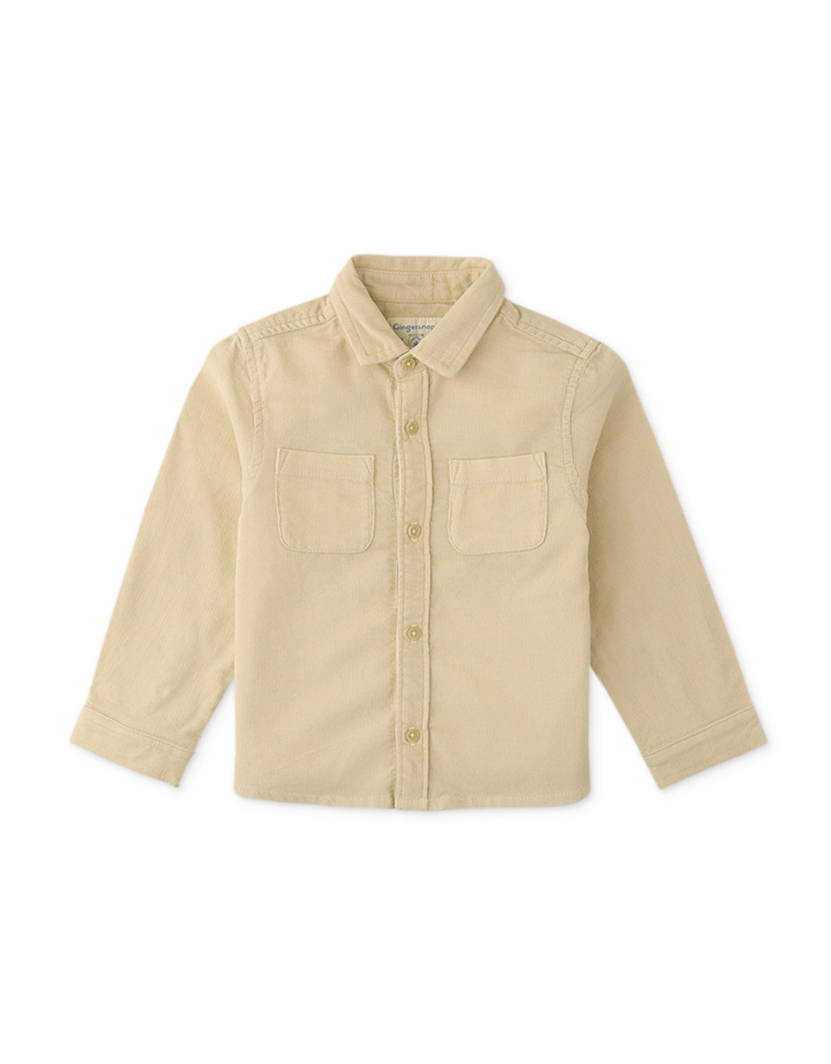 BABY BOYS CACTUS EMBROIDERED CORDUROY SHIRT