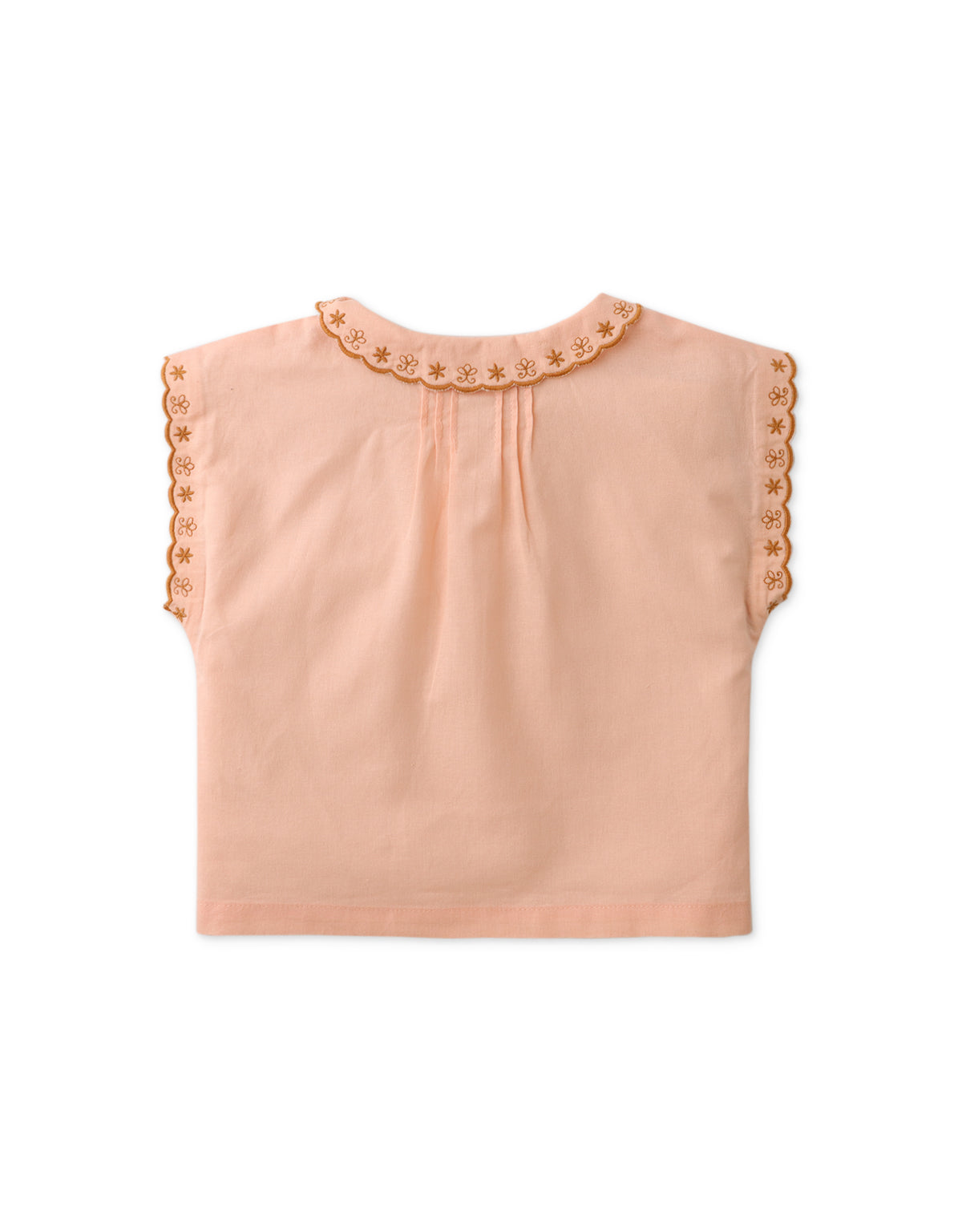 BABY GIRLS EMBROIDERED BLOUSE WITH COLLAR