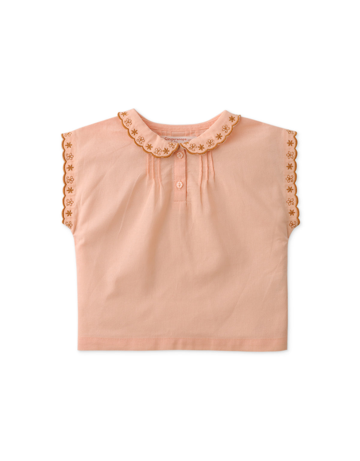 BABY GIRLS EMBROIDERED BLOUSE WITH COLLAR