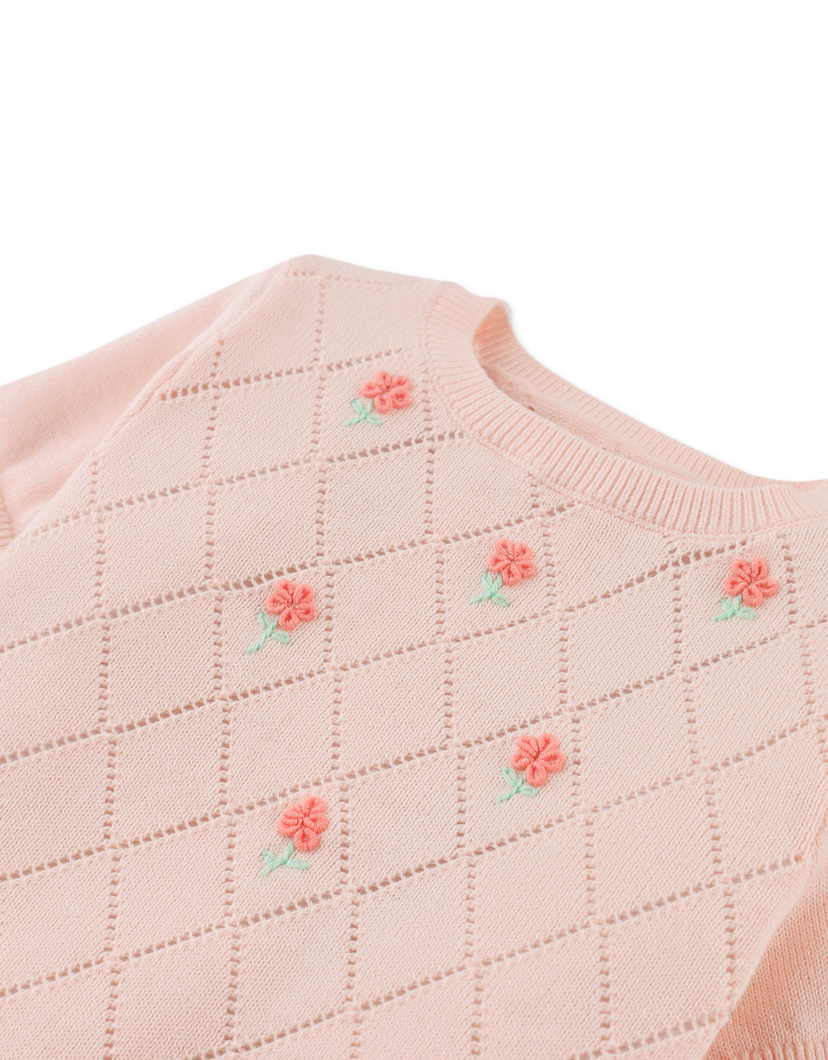 BABY OLENA BLOUSE WITH BULLION FLOWERS