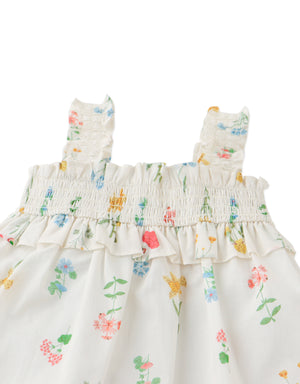 Baby Jennie Smocked Cotton Top front view