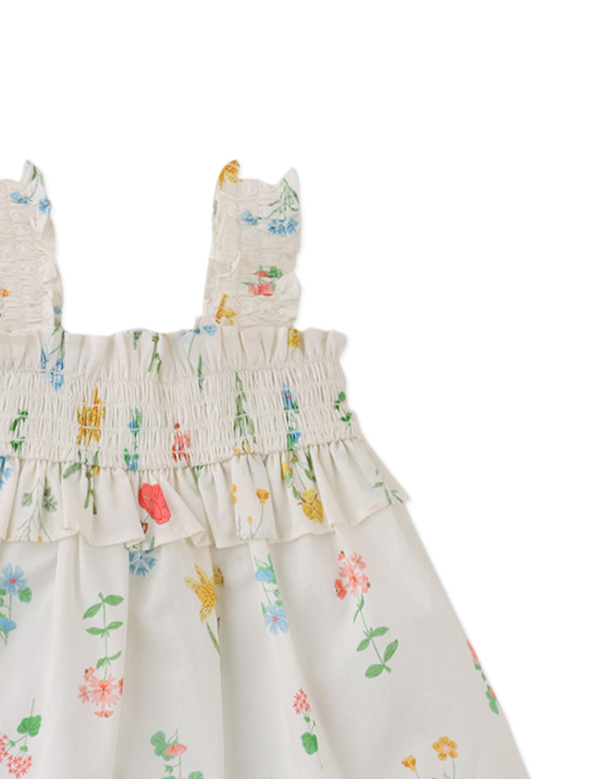 Baby Jennie Smocked Cotton Top close-up detail