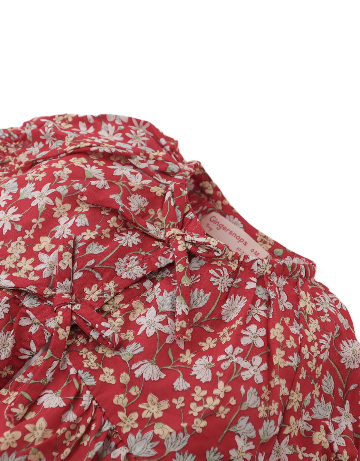 BABY LILI PUFF SLEEVE BLOUSE WITH RIBBONS