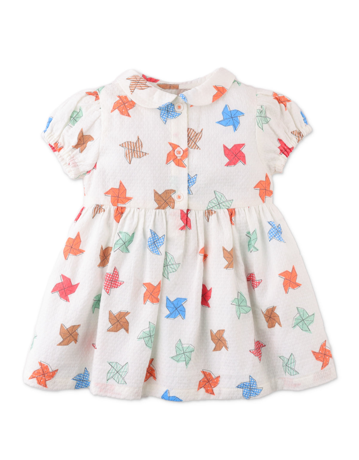 BABY GIRLS DARCY DRESS IN PINWHEEL PRINT