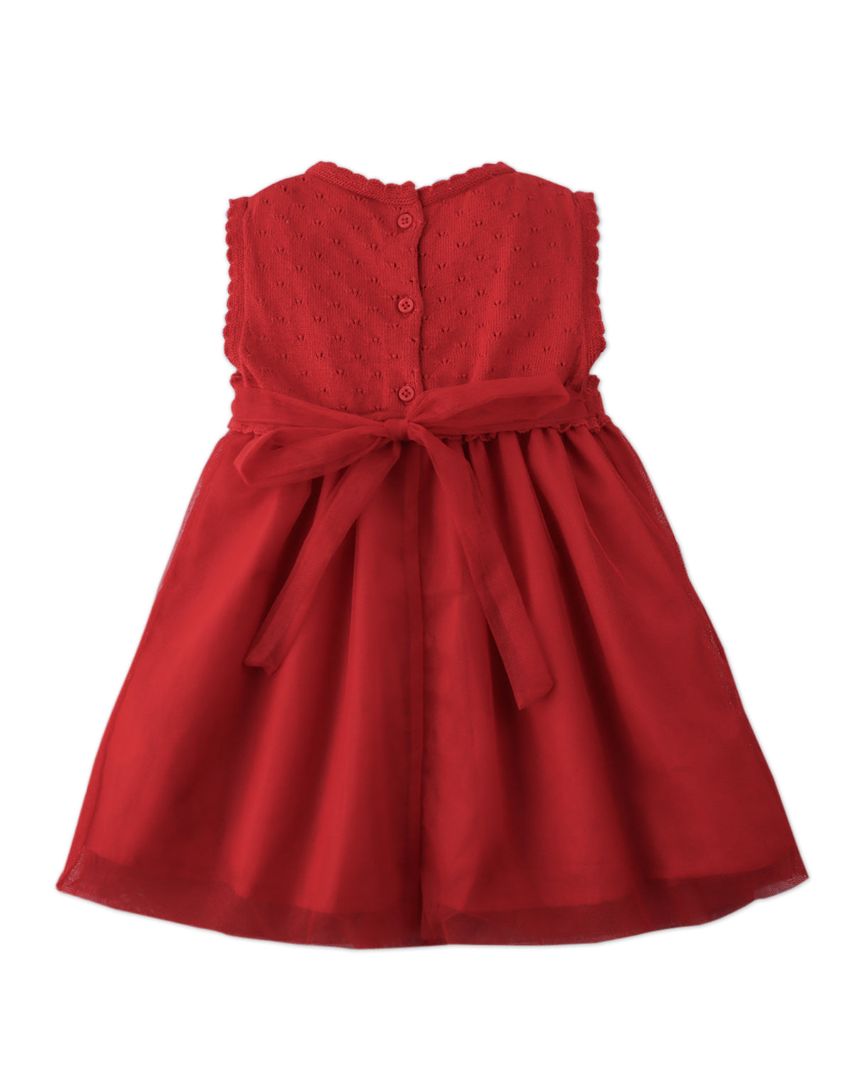 BABY GIRLS JUDITH COMBI DRESS