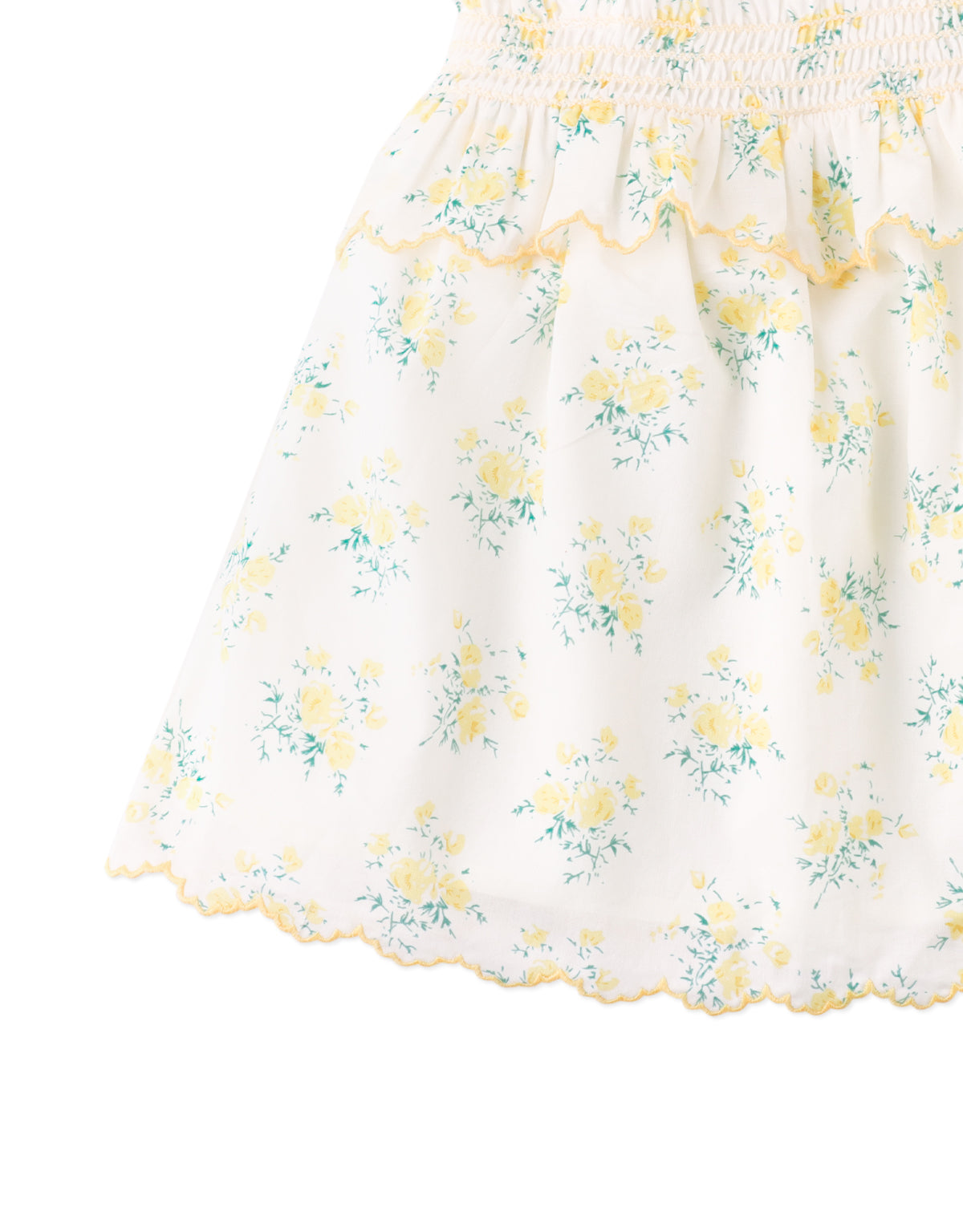 Baby Katie Embroidered Tiered Dress with Tie Straps style detail
