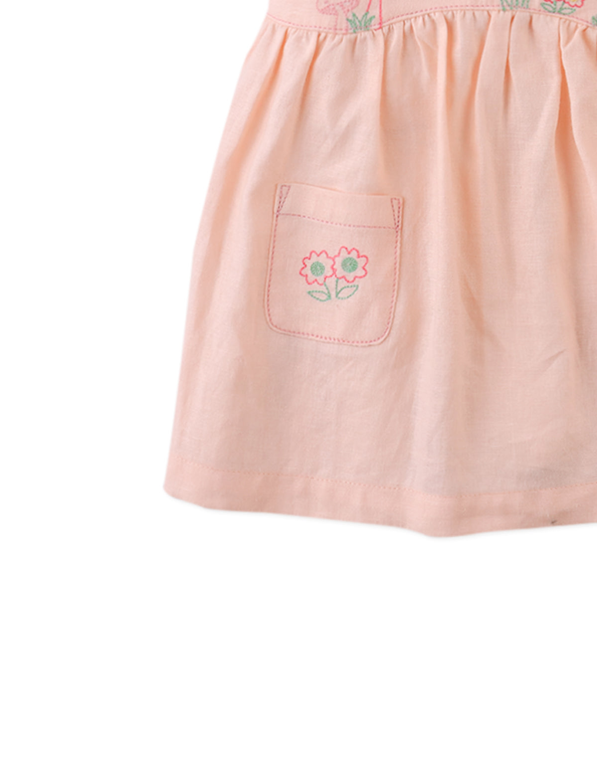Baby Kayla Apron Dress with Bunny Embroidery style detail