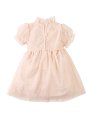 Baby Melissandre Puff Sleeved Dress With Back Ribbon outfit styling