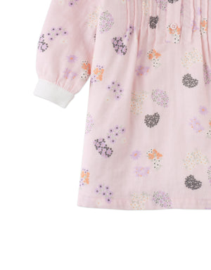 Baby Ingrid Long Sleeves Dress Purplefield Embroidered Collar style detail