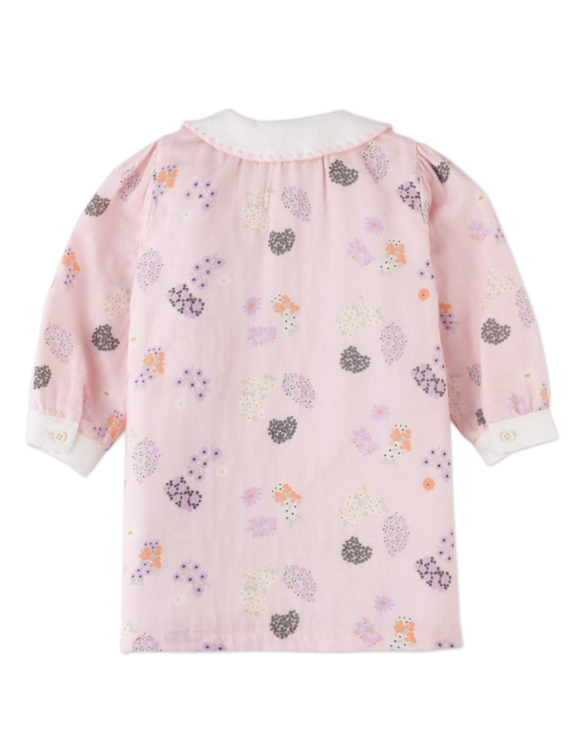 Baby Ingrid Long Sleeves Dress Purplefield Embroidered Collar outfit styling