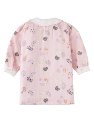 Baby Ingrid Long Sleeves Dress Purplefield Embroidered Collar outfit styling
