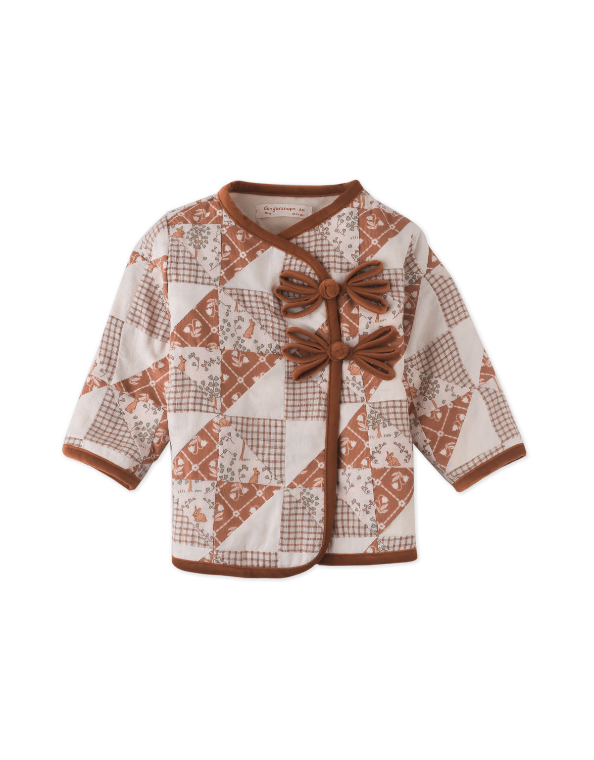 BABY ARIZONA PATCHWORK JACKET WITH CHINESE BUTTONS