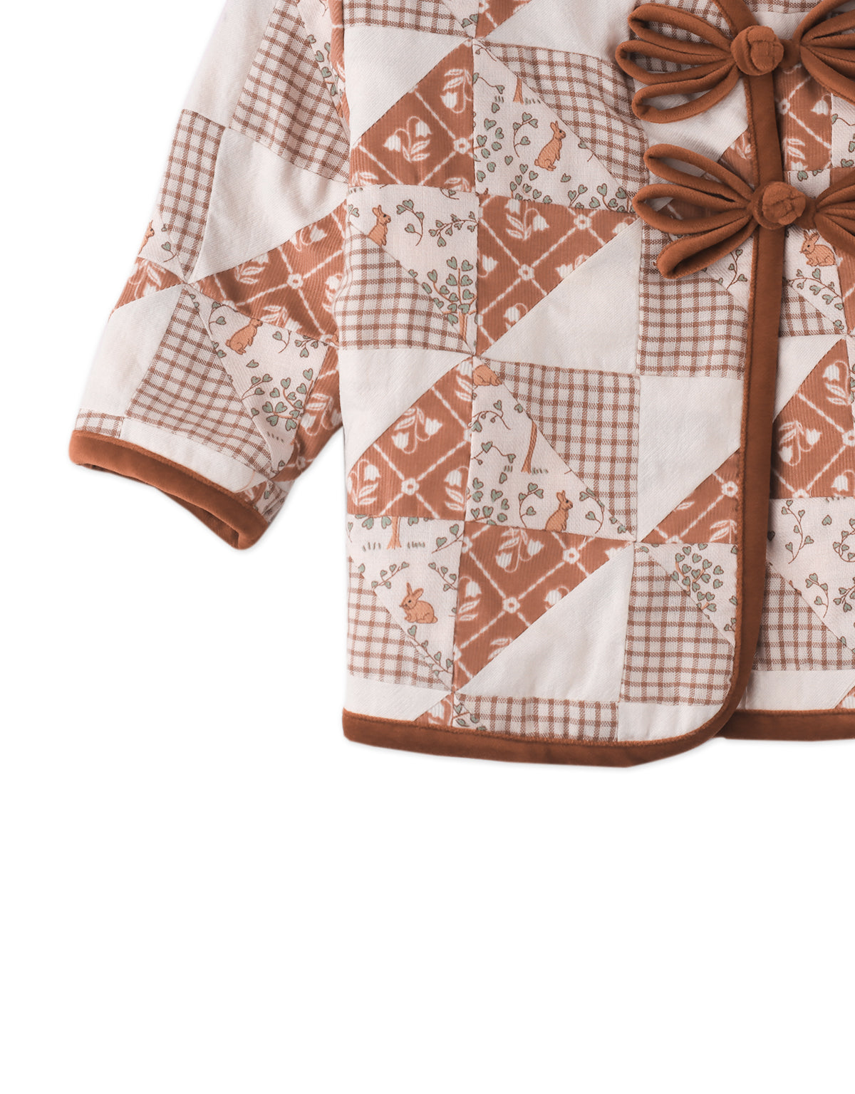 BABY ARIZONA PATCHWORK JACKET WITH CHINESE BUTTONS