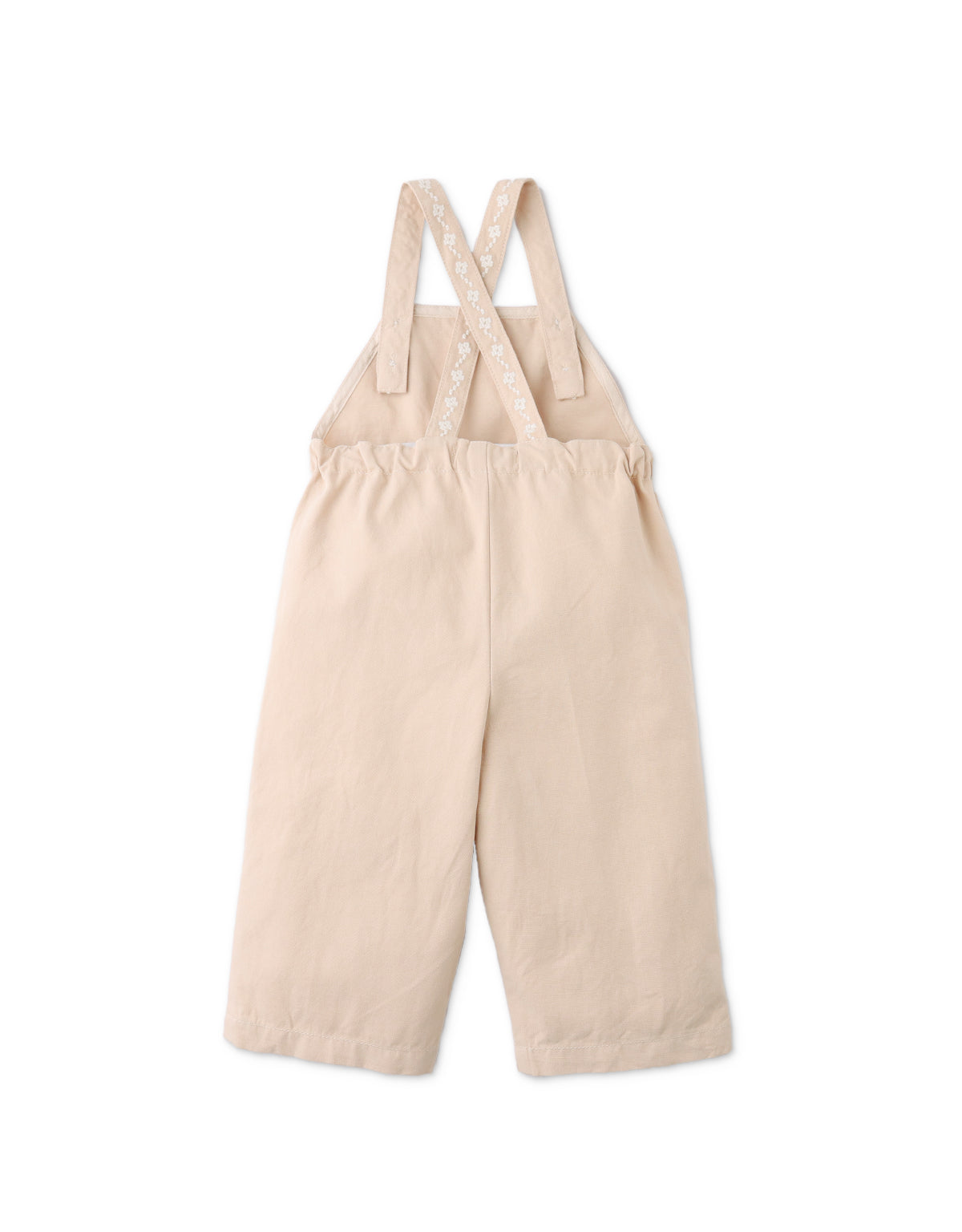 BABY GIRLS MADIE JUMPSUIT WITH EMBROIDERY ON POCKETS