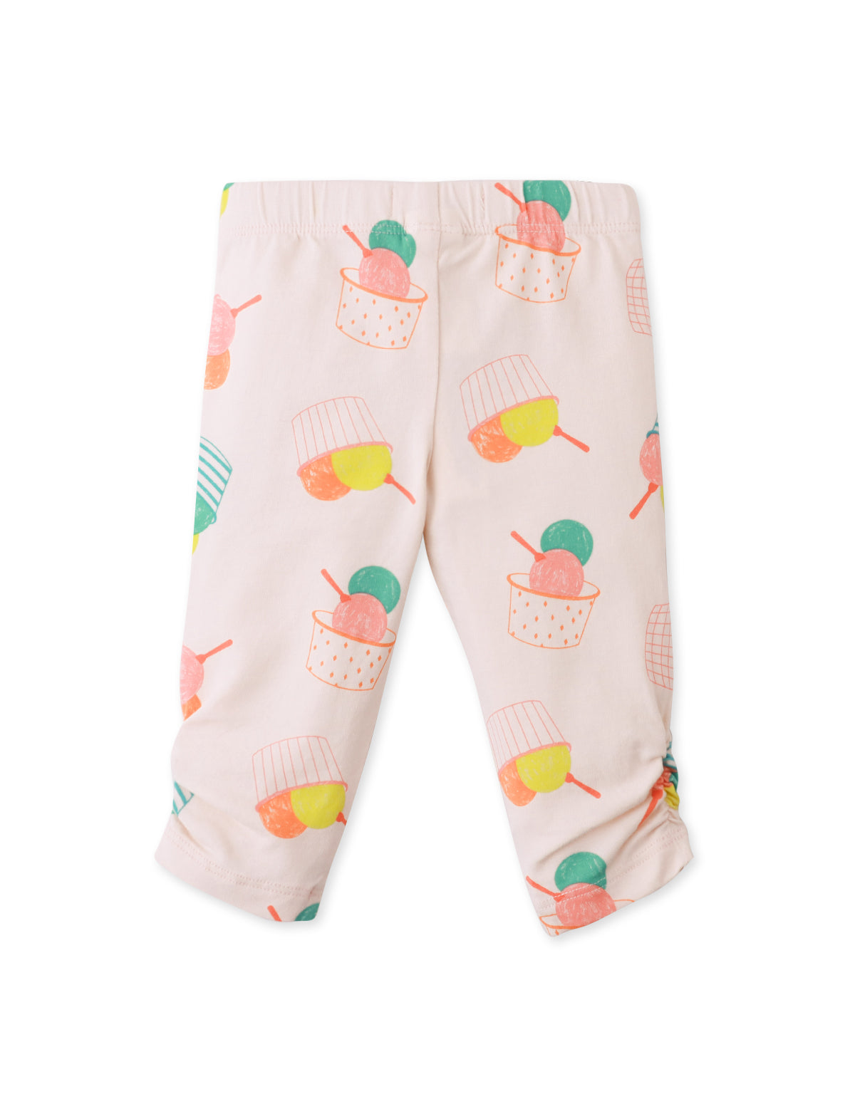 BABY GIRLS SHEENA LEGGINGS SUNDAE OVERLOAD WITH SIDE RUCHING