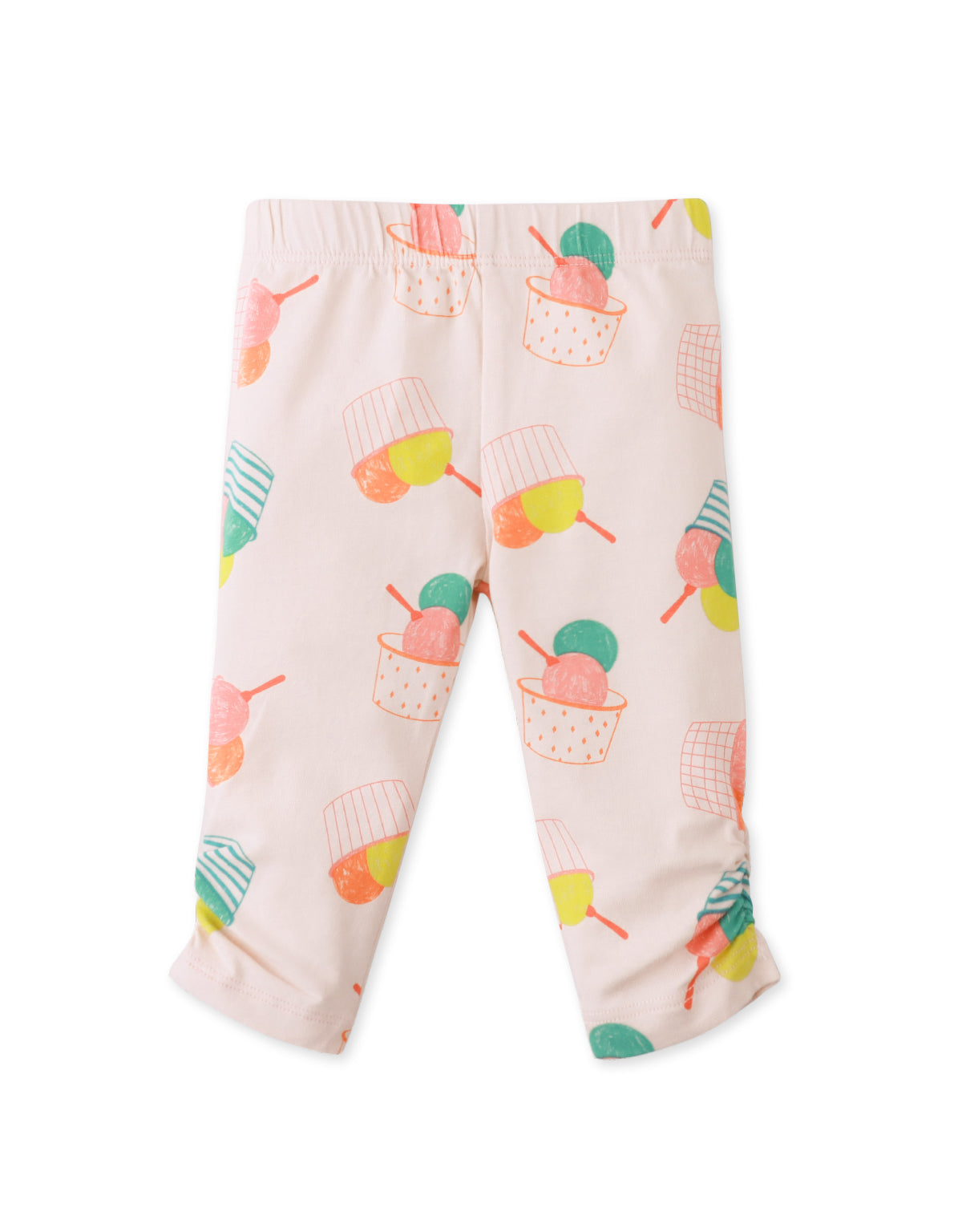 BABY GIRLS SHEENA LEGGINGS SUNDAE OVERLOAD WITH SIDE RUCHING