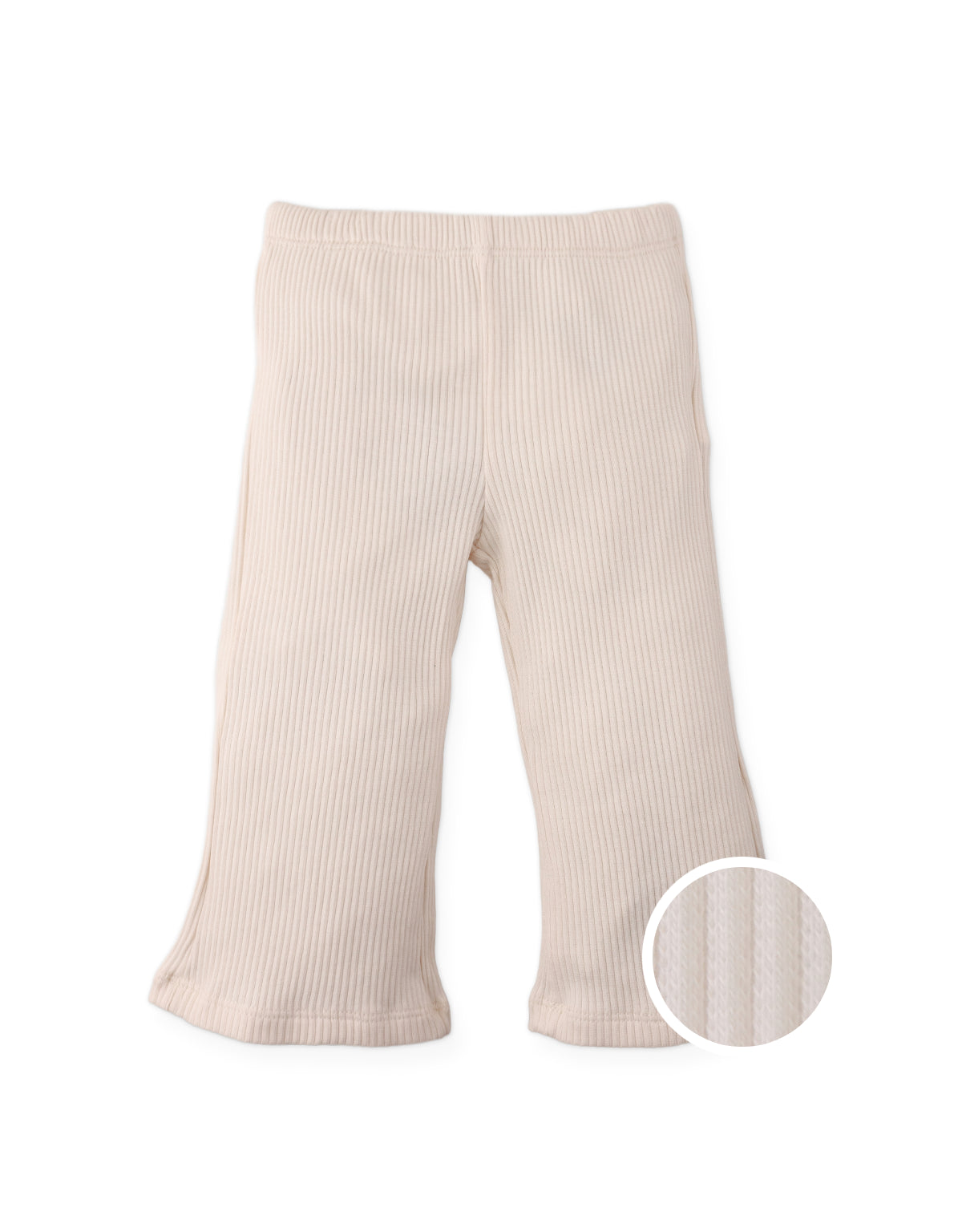 BABY MAISIE LEGGINGS WITH BOOTCUT RIBBING