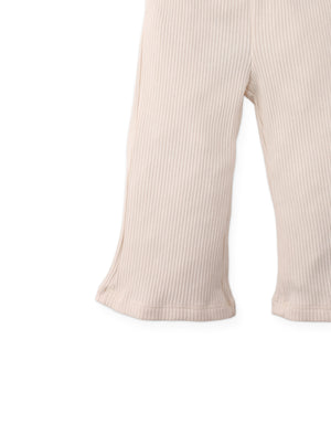 Baby Maisie Leggings With Bootcut Ribbing close-up detail